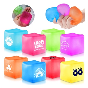 Colorful Ice Cube Squishy Stress Balls